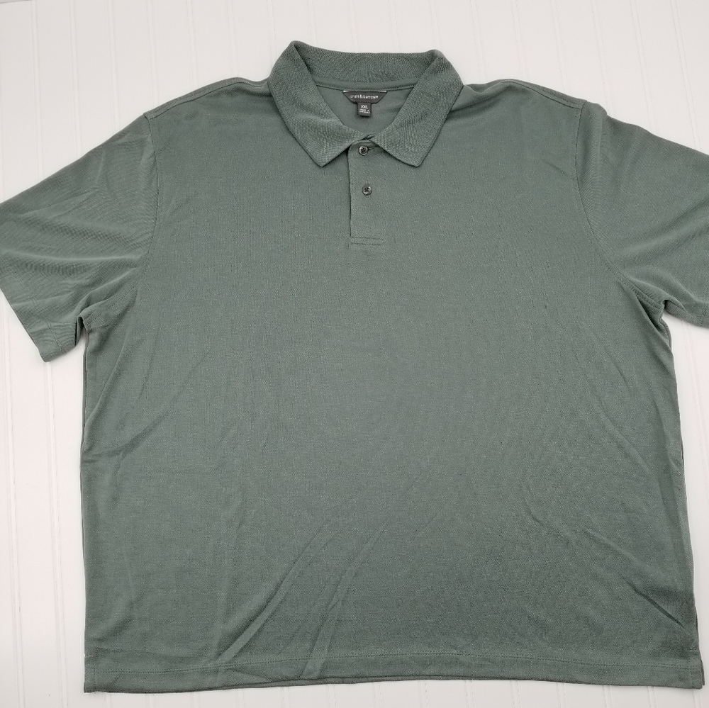 Croft & Barro polo NWT Sandwashed Green Modal/Polyester